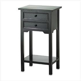 Black Telephone Table Black Telephone Table