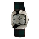 Croton Ladies Plaid Cuff Quartz Watch #CR207503GRMP by Croton