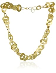 Argento Vivo "Caravan" Gold-Plated Link Necklace