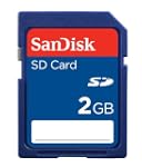 Sandisk - Tarjeta de memoria SD 2 GB