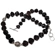 Girls Valentine Gift Silver Smokeyquartz Gemstone Necklace 18 inches