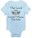The Lord Has Great Plans For Me Baby Bodysuit Cute Infant Baby Clothes (6-12 Months, Light Blue)