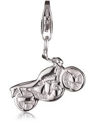 VINANI brand Germany 925 Sterling Silver Charm Pendant small Motorbike shiny HMOT