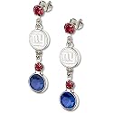 LogoArt New York Giants Crystal 7MM CHARM Earring