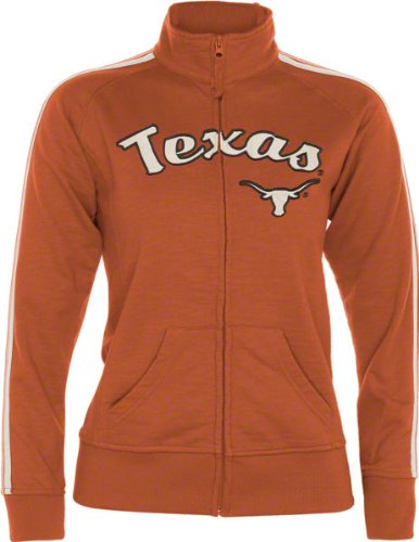 Texas Longhorns Women's Dark Orange Pacer French Terry Track Jacket