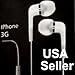 Premium Ear Bud Ear Phone Headsets with Microphone for iPhone 5 3G 3Gs 4 4S iTouch 2G 3G 4G 5G iPad 2 iPad 3 iPad 4 iPad Mini