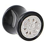 3/8 Inches Black Acrylic WHEEL FRAME Saddle Plug