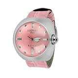 LOCMAN Watches:Locman Italy Luna Women's Aluminium Case Pink Leather Strap Watch