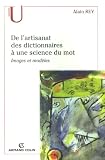 De l artisanat des dictionnaires à une science du mot
