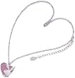 Clear Bunny 16 inch Necklace