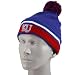adidas Kansas Jayhawks Ladies Royal Blue Pom Pom Cuffed Beanie