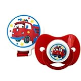 ディズニー ピクサー カーズ クリップ付き おしゃぶり ケース付き 〈レッド〉 【21109】