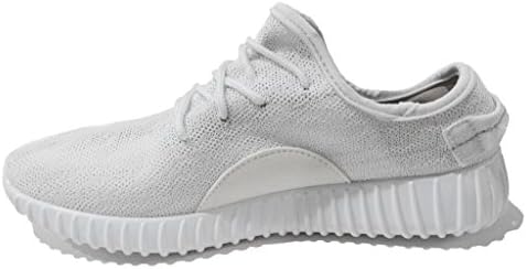 Nevin Men's Autumn &amp; Spring Fashion Sneakers Casual Comfortable Breathable Running Shoes full white 43