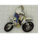 限定レア美品ピンズ◆モトクロスバイク二輪レースピンバッジフラ