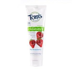 Toothpaste-Children's w/ Fluoride-Strawberry Tom's Of Maine 4.2 oz Paste