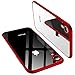 TORRAS Crystal Clear iPhone XR Case 6.1 Inch, Ultra Thin Soft Silicone TPU Cover with Electroplated Bumper Slim Fit Case Compatible with iPhone XR (2018), Red