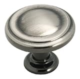 Amerock BP2370-PWT Heritage Brass 1-1/4-Inch Diameter Knob, Pewter