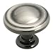 Amerock BP2370-PWT Heritage Brass 1-1/4-Inch Diameter Knob, Pewter