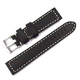 Produkt-Bild: Armband Leder (schwarz) Bandansto&szlig; 22 mm