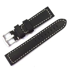Original WCC� Armband Leder (schwarz) Bandansto� 22 mm