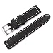 Original WCC� Armband Leder (schwarz) Bandansto� 22 mm