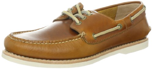 FRYE Men's Sully Boat Shoe,Camel,10.5 M US