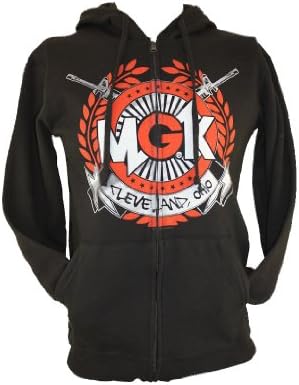 Machine Gun Kelly MGK Mens Zip Up Hoodie Sweatshirt -Crossed Gats Cleveland, OH
