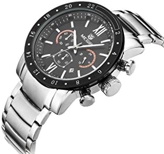 Huangtaii Men's Sport Watch with White Band Black Dial #Dyl-19