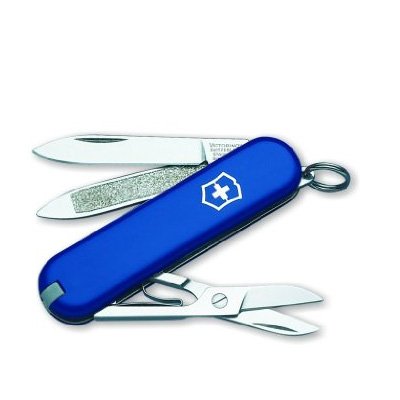 Swiss Army Classic Knife Blue 2-1/4 In. Swiss Army Classic Knife Blue 2-1/4 In.