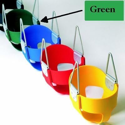 Child Works 0999140 Copolymer Full Bucket Seat- Green - S26R