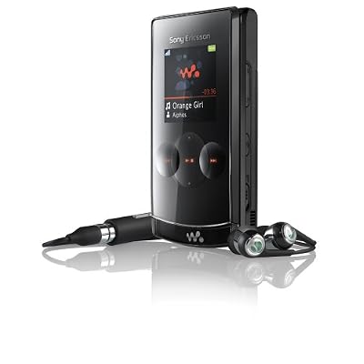 Sony Ericsson W980 Walkman Unlocked Cell Phone with 8 GB Memory, 3.2 MP Camera, Media Player–International Version with No U.S Warranty (Black)