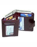 Jack Georges Sienna Tri-Fold Wallet