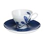 Mikasa True Blue 8-Piece Espresso Cup and Saucer Set