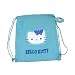 Hello Kitty Sportbeutel / Zugbeutel BUTTERFLY blau