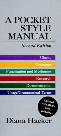 Pocket Style Manual: Updated With Mla s 1999 Guidelines