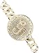 50 Cent G-Unit Spinning Gold Toned Bracelet