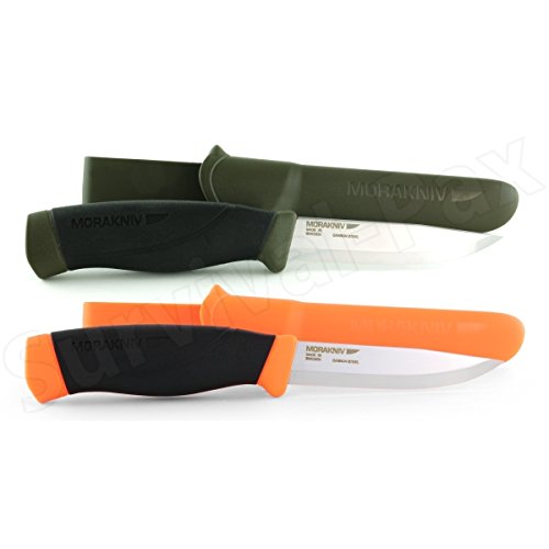 Morakniv Companion Heavy Duty Knife with Sandvik Carbon Steel Blade, 0.125/4.1-Inch