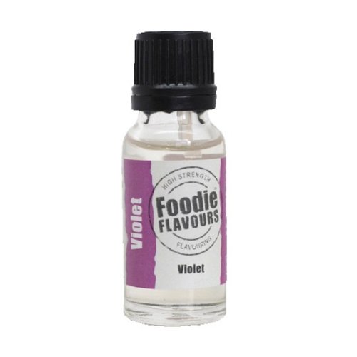 Foodie Flavours Natural Flavouring - 15ml Glass Bottle - Violet by Culpitt