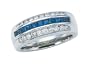 1.15 cttw Karina B(tm) Genuine Sapphire Band LIFETIME WARRANTY