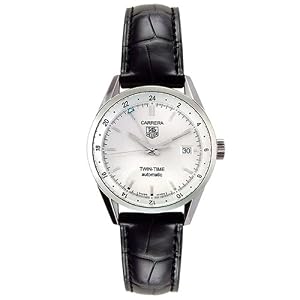 TAG Heuer Men's WV2116.FC6180 Carrera Automatic Twin-Time GMT Watch