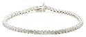 Sterling Silver 1 cttw Diamond Tennis Bracelet