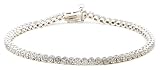 Sterling Silver Genuine Garnet, Amethyst, Citrine, Blue Topaz, and Peridot Diamond Accent Tennis Bracelet