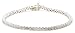 Sterling Silver 1 cttw Diamond Tennis Bracelet