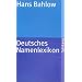 Suhrkamp Taschenb�cher, Nr.65, Deutsches Namenlexikon: Familien- und Vornamen nach Ursprung und Sinn erkl�rt