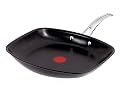 Tefal Jamie Oliver Professional Series Hard Anodized Frying Pan with Easy Slide Sides, 32 cm