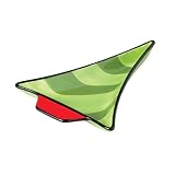 Pfaltzgraff Mondrian Christmas 9-Inch Tree Shaped Appetizer Plate