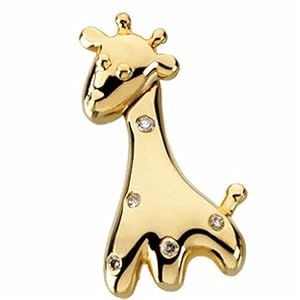 Gert The Giraffe Waggles Pendant with Chain