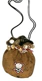 Fun Costume Accessory Handbag Purse Pouch Pirate Buccaneer Booty Bag Treasure Carry All