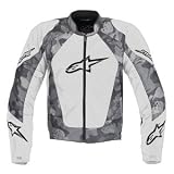 Alpinestars Sniper Air Flow Textile Motorcycle Jacket White XXL