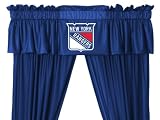 New York Rangers NY Window Treatments Valance and Drapes